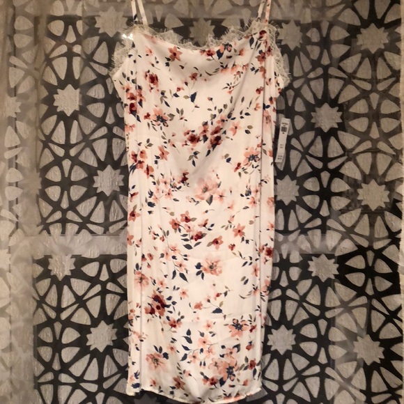 Floral Slip Dress - Picture 1 of 3